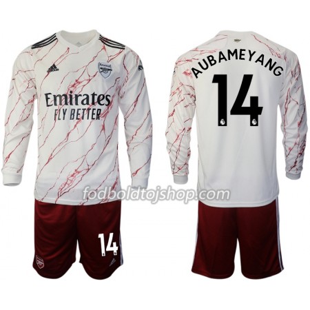 Arsenal Pierre-Emerick Aubameyang 14 Børn Udebane Fodboldsæt 2020-21 L/S (+ Korte bukser)